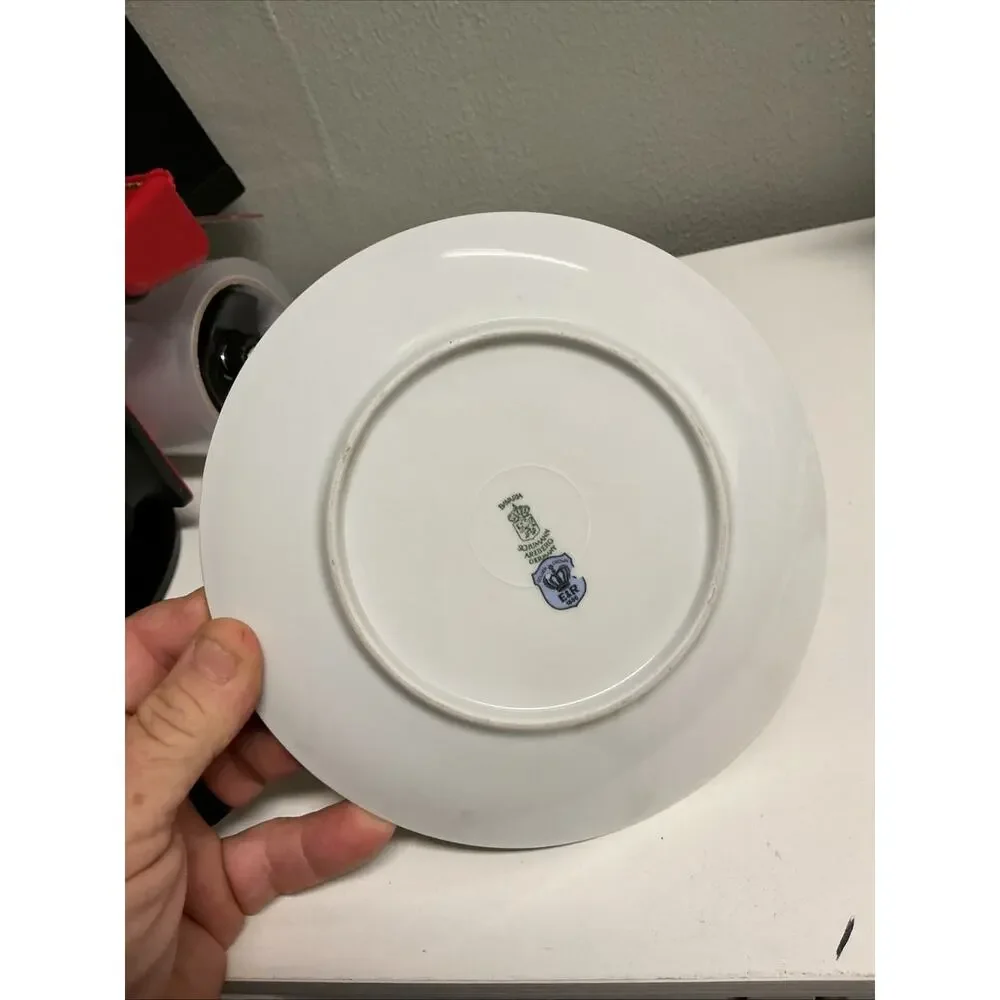Small dish Golden Crown , Bavaria.Schumann Arzberg Germany collie / Sheltie